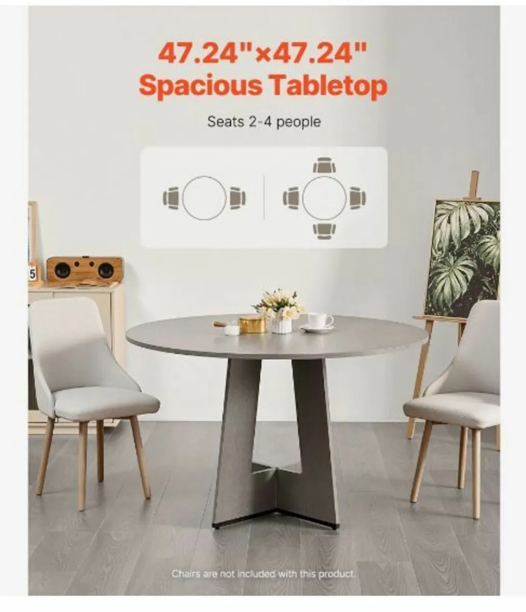 47 in Round Dining Table - Image 2
