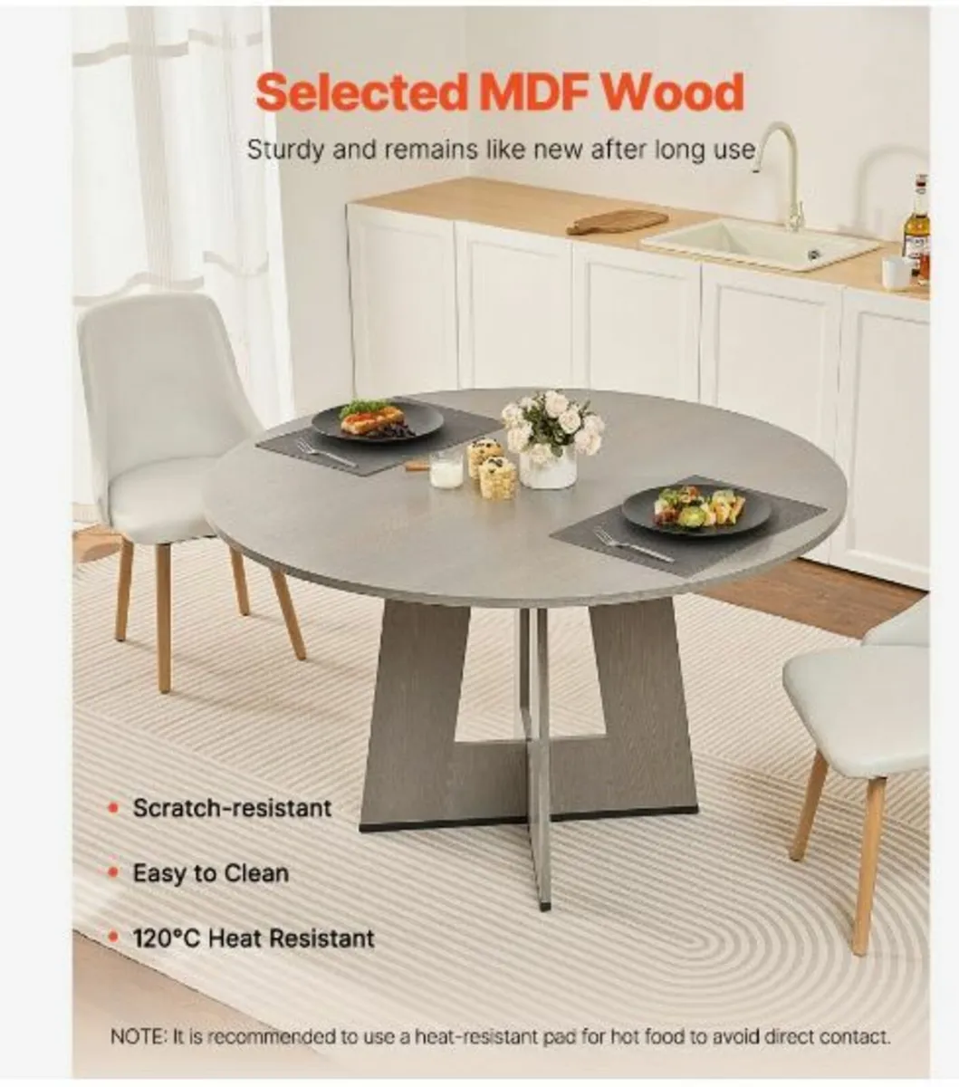 47 in Round Dining Table - Image 3