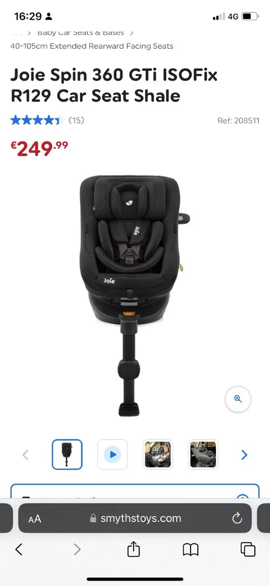 Joie 360 car seat - Image 1