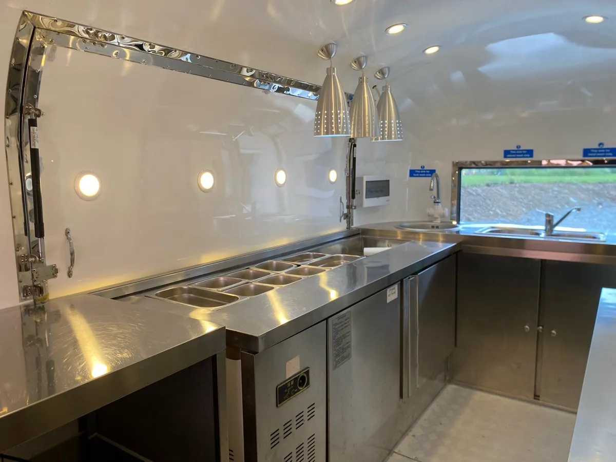 Silver Airstream Catering Trailer - Image 2