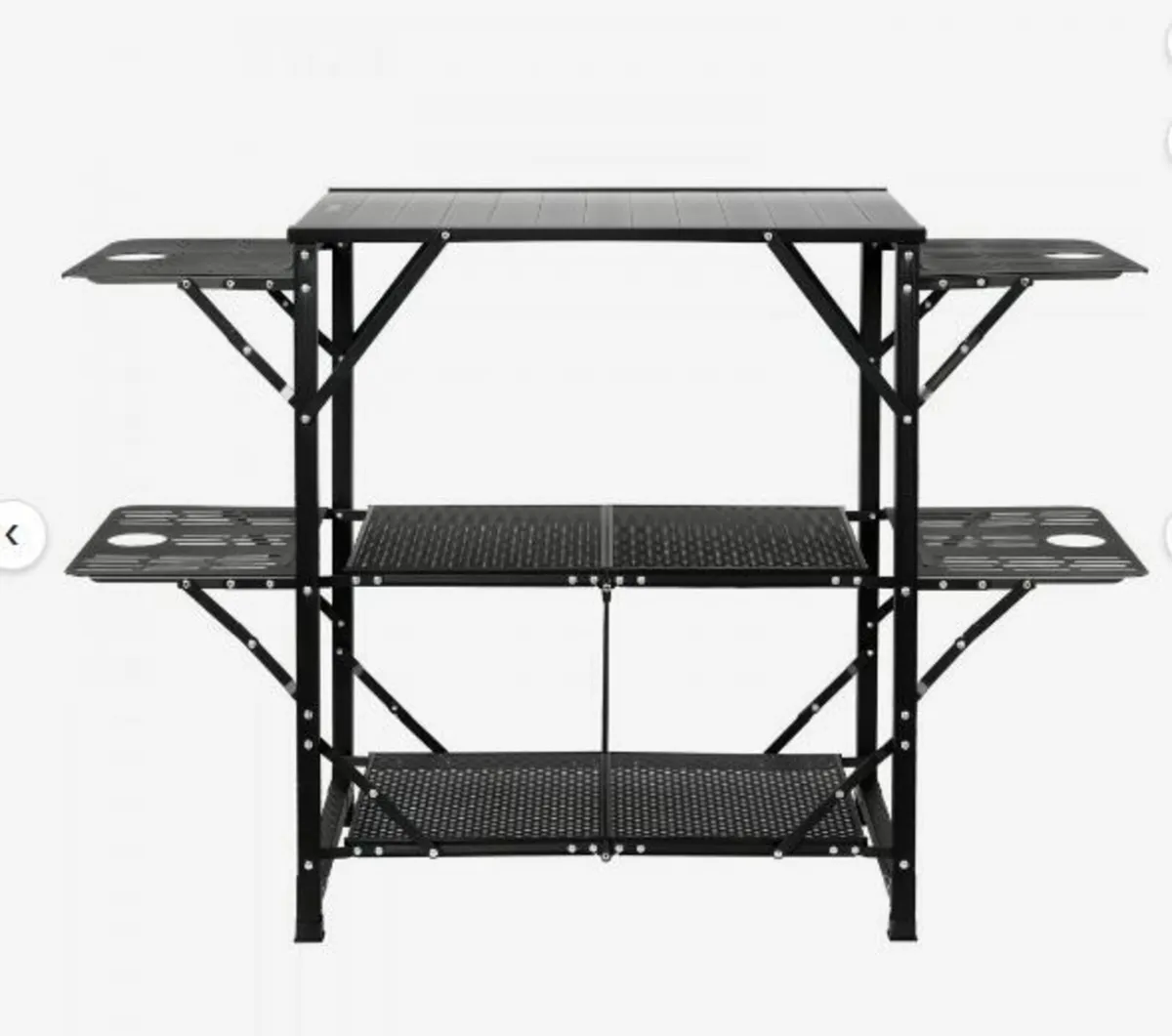 Camping Kitchen Table, One-piece Folding Portable - Image 4