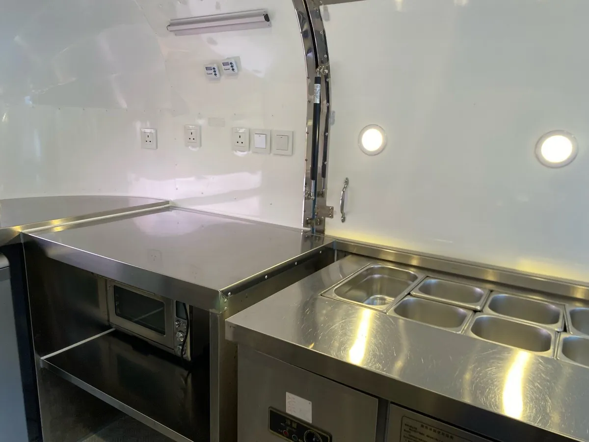 Silver Airstream Catering Trailer - Image 3
