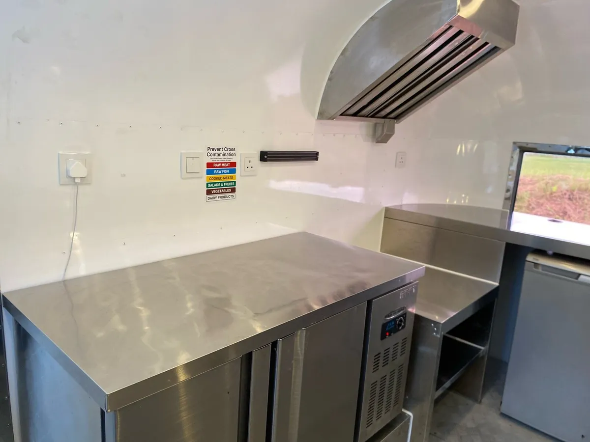 Silver Airstream Catering Trailer - Image 4