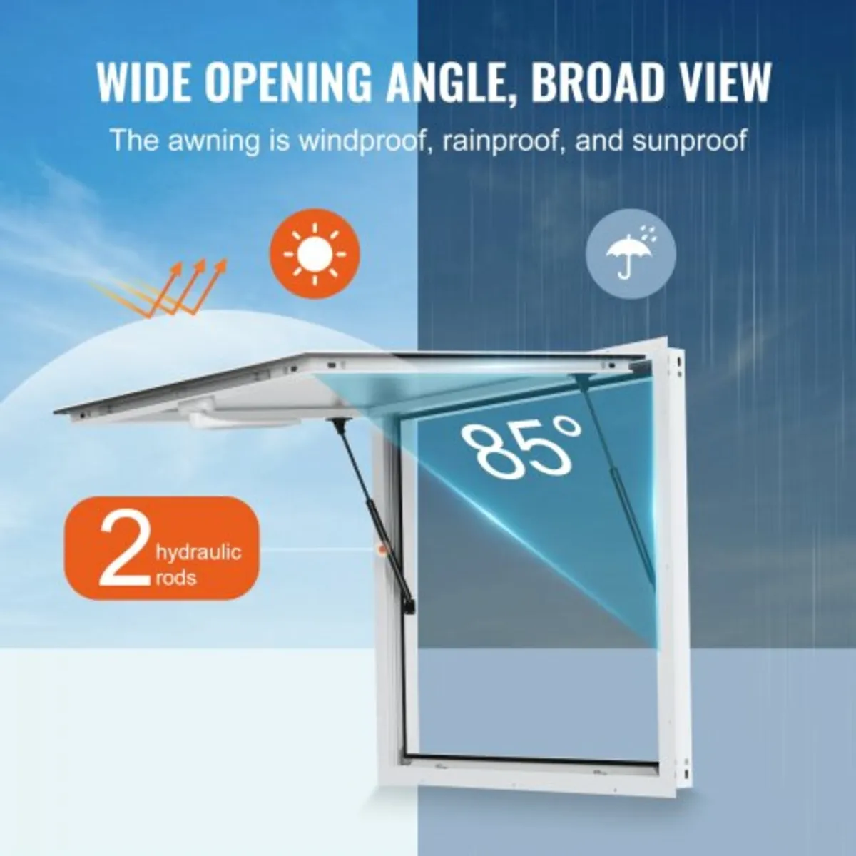 36"L x 36"W Concession Stand Serving Window Food T - Image 2