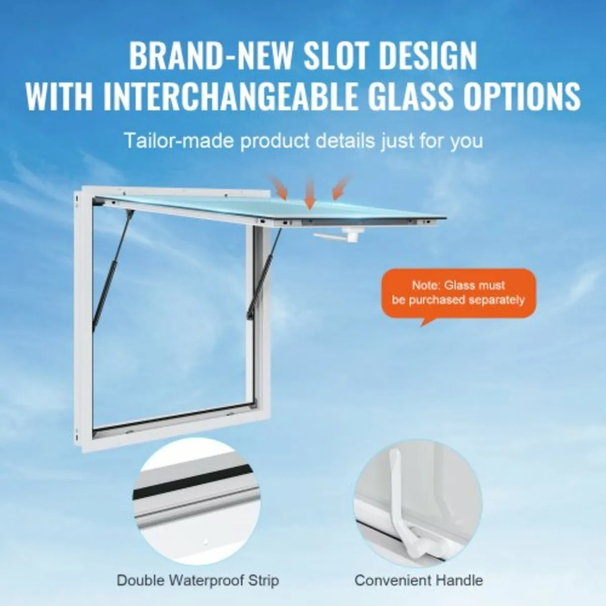 36"L x 36"W Concession Stand Serving Window Food T - Image 3