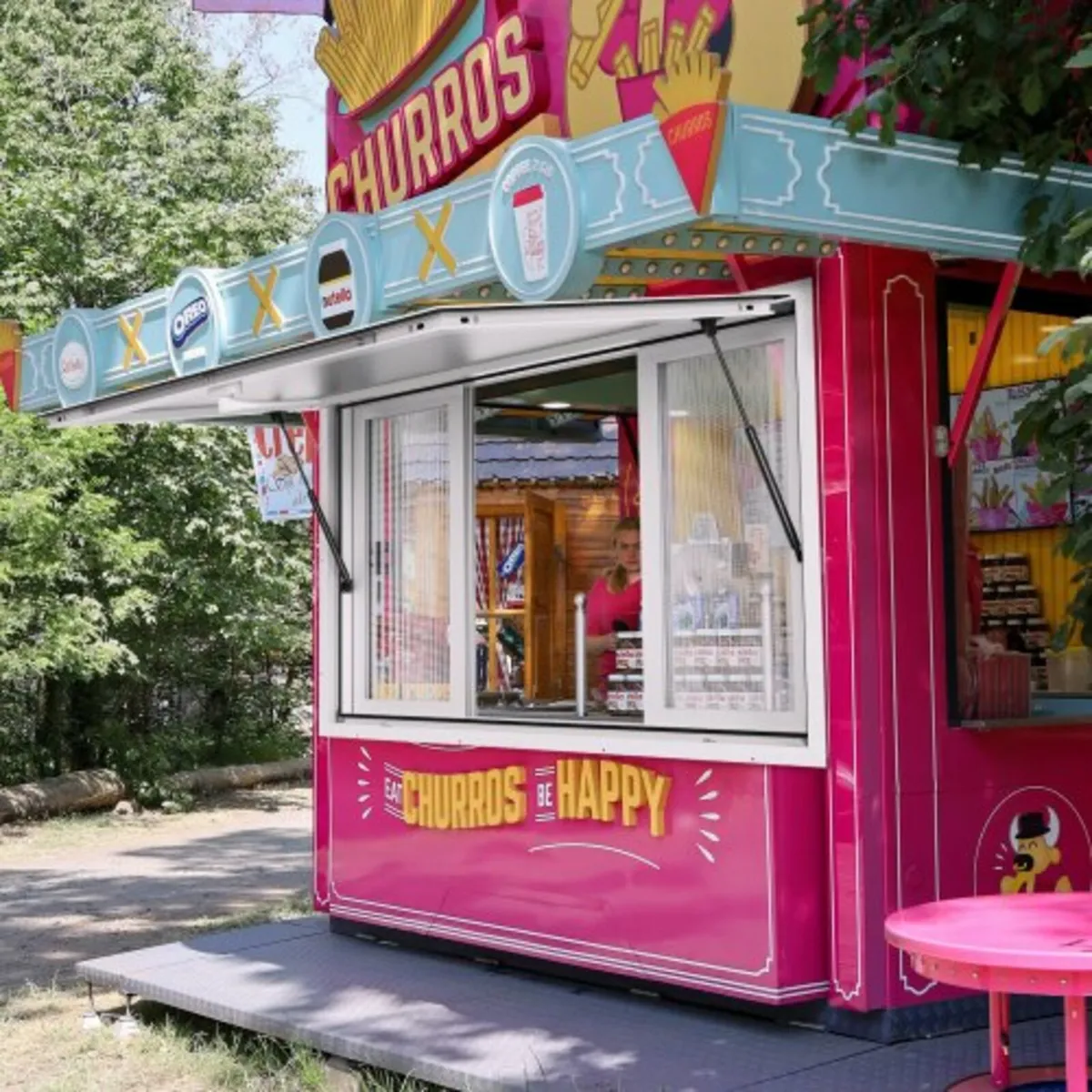 36"L x 36"W Concession Stand Serving Window Food T - Image 2