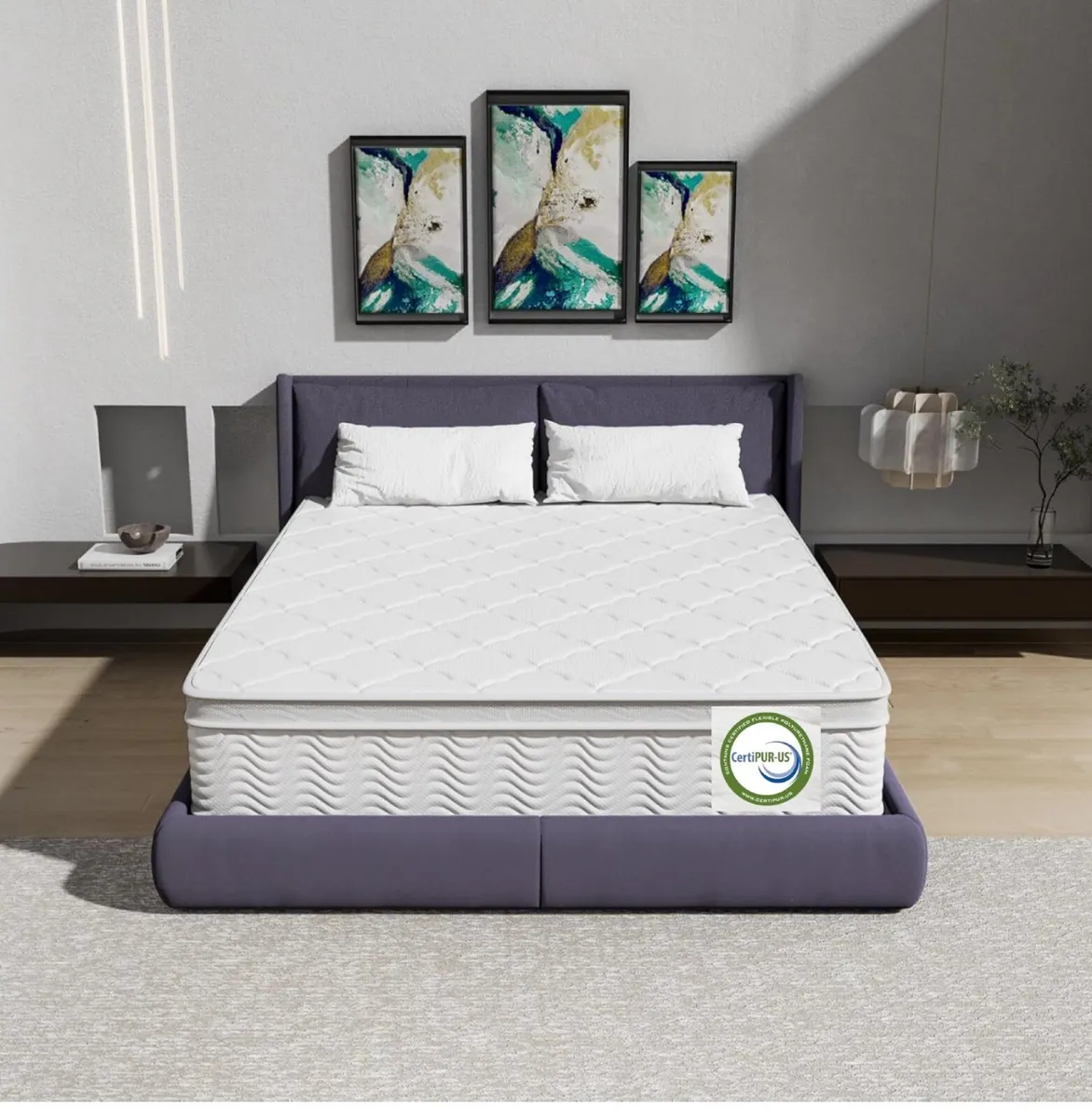 Single Mattress 9-Zone Pocket Sprung Mattress with - Image 1