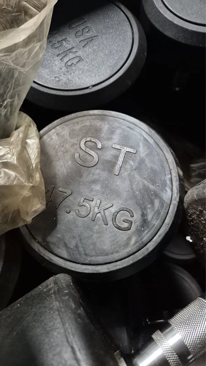NEW RUBBER DUMBBELLS - Image 4