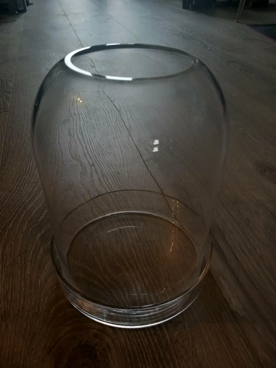Decorative Glass & Tray - Image 1