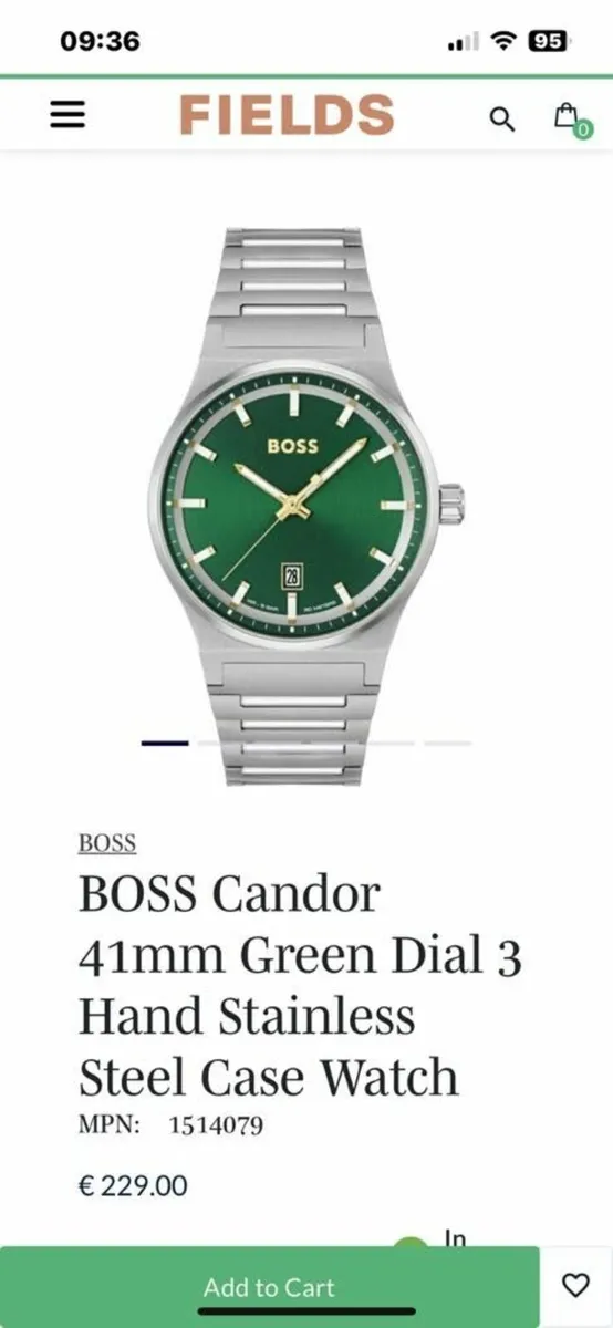 Mens Boss Watch - Image 4