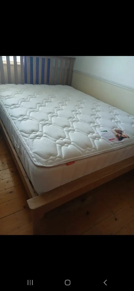 Double Bed Frame & Mattress - Image 2
