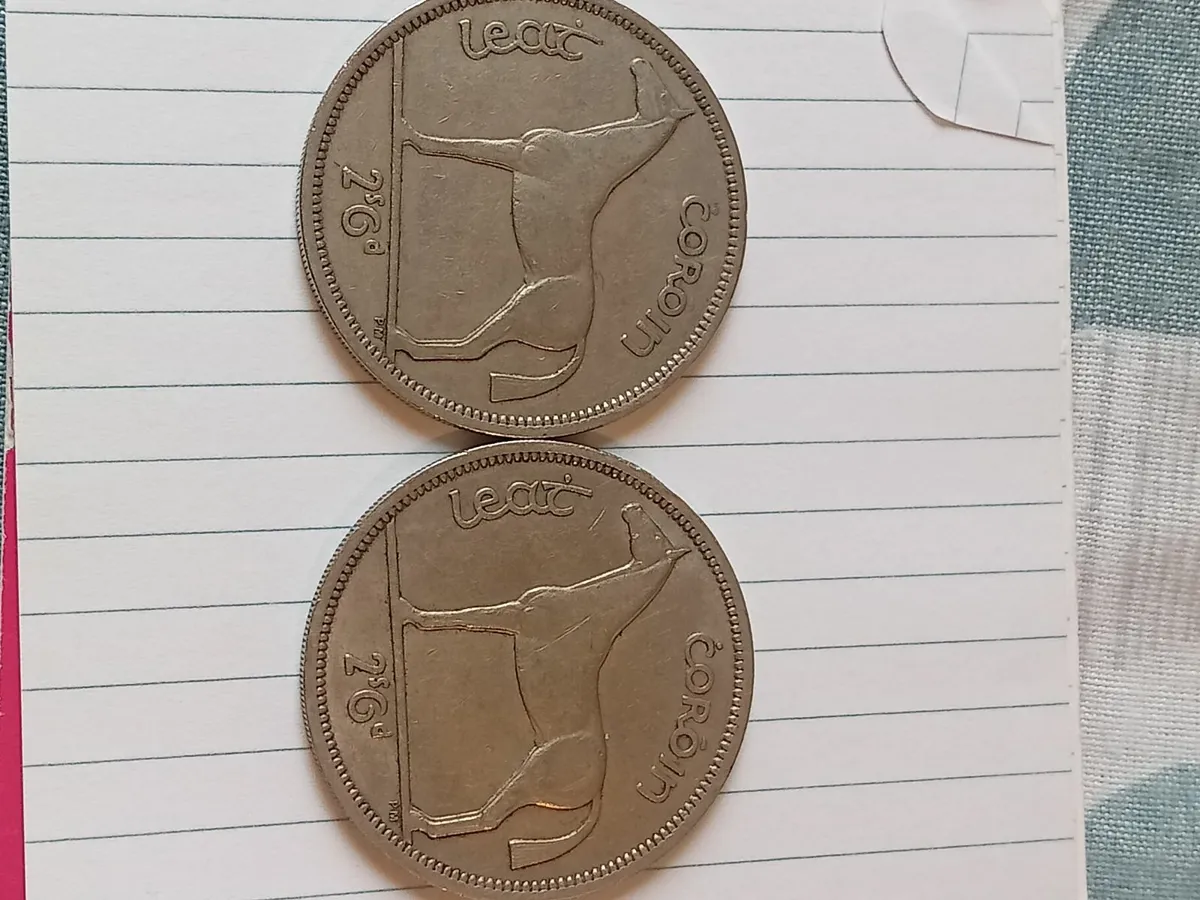 1961&1964 half crown Irish - Image 1