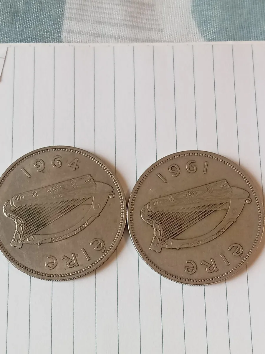 1961&1964 half crown Irish - Image 2