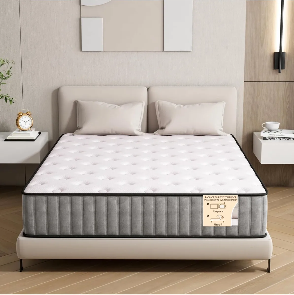 25CM Single Mattress with Innerspring Hybrid Memor - Image 1