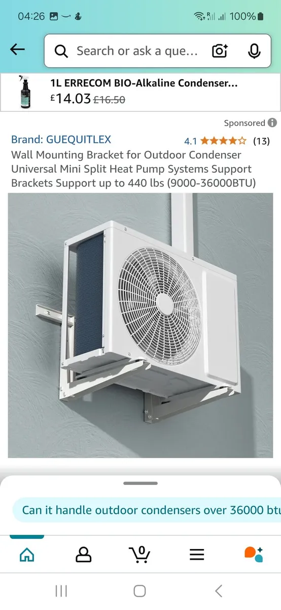 Heat pump brackets - Image 1