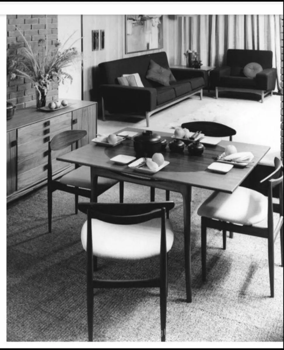 Mid Century Drop Leaf Dining Table - Image 4