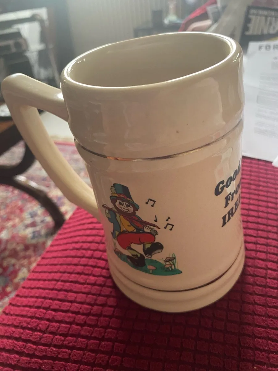 ‘Good Luck From Ireland’ Ceramic Tankard - Image 2