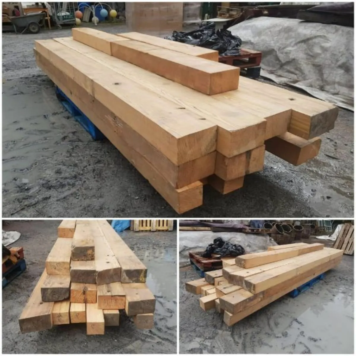 Pitch Pine – Beams – Raw State  Cut to order - Image 3