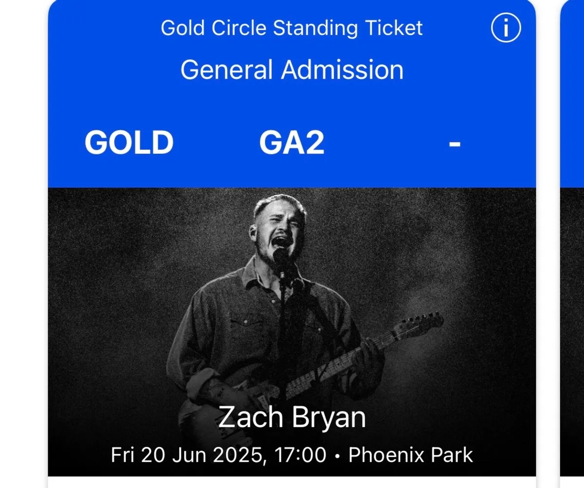 Zach Bryan - Gold Circle Tickets