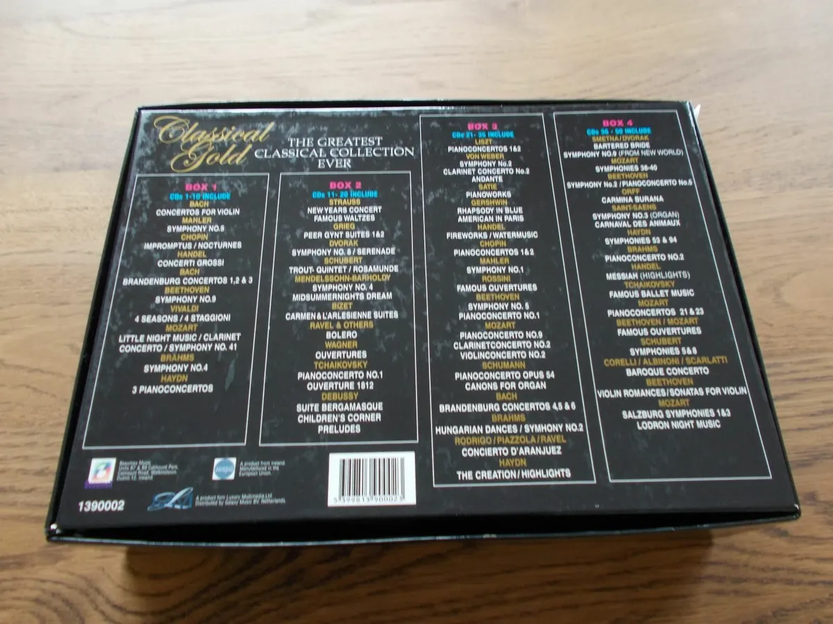 Classical Gold 50 CD Box Set **NEW** - Image 2