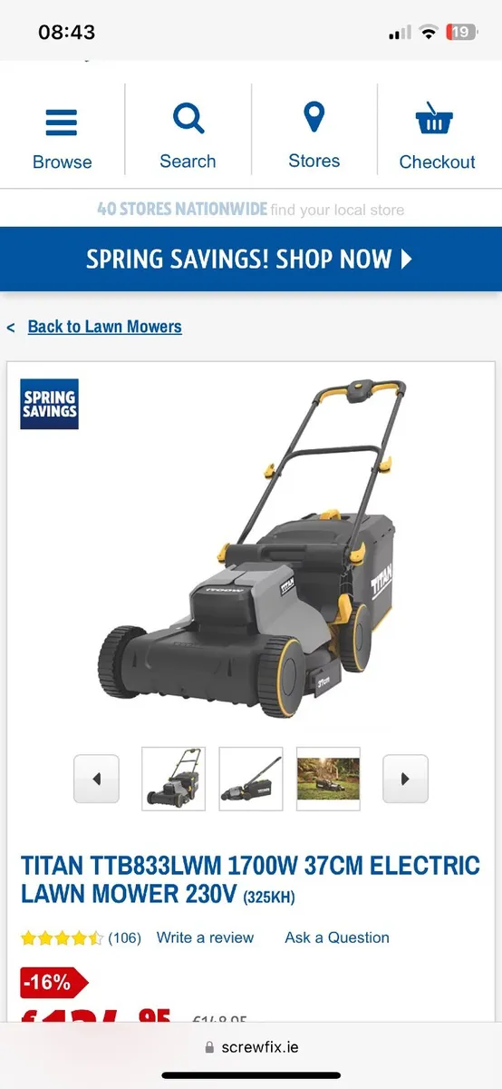 Lawnmower and Storage Box - Image 1