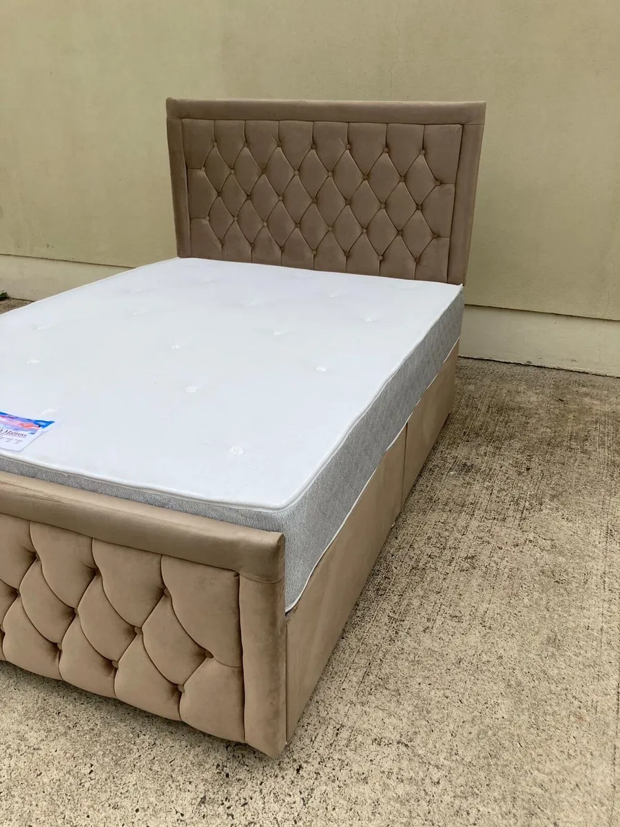 Bumper sandy divan beds and mattress - Image 3
