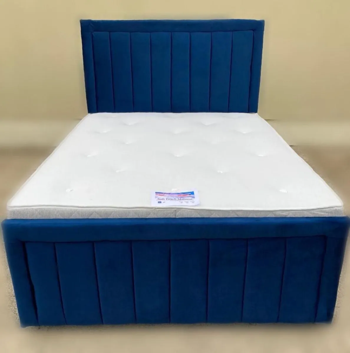 Bumper sandy divan beds and mattress - Image 1