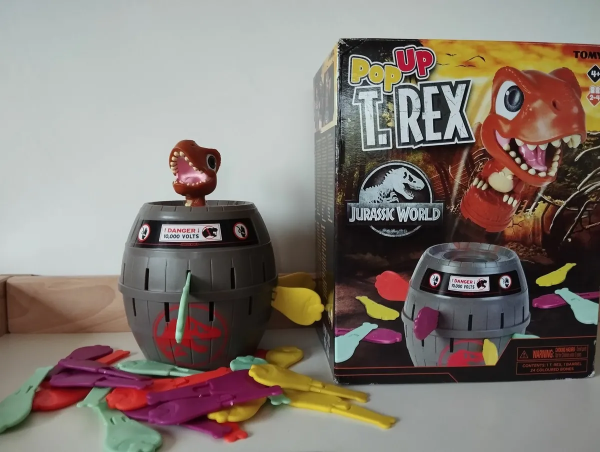 Pop Up T. Rex Jurassic World Game Tomy - Image 4