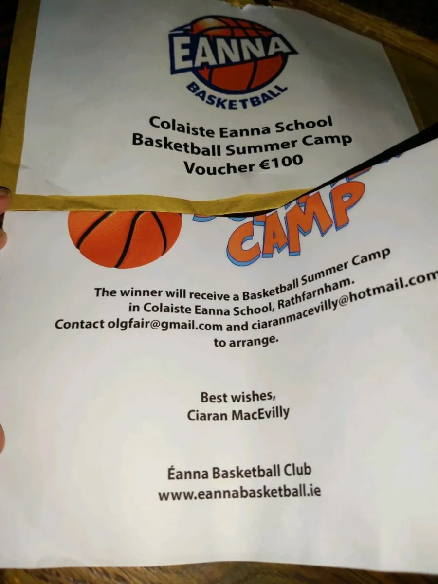 BASKETBALL SUMMER CAMP, School Voucher ! - Image 3