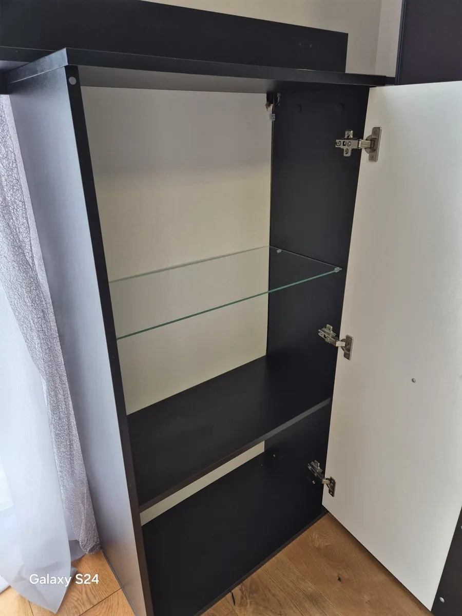 Tv unit ,  2 wall mounted cabinet  and shelf - Image 3