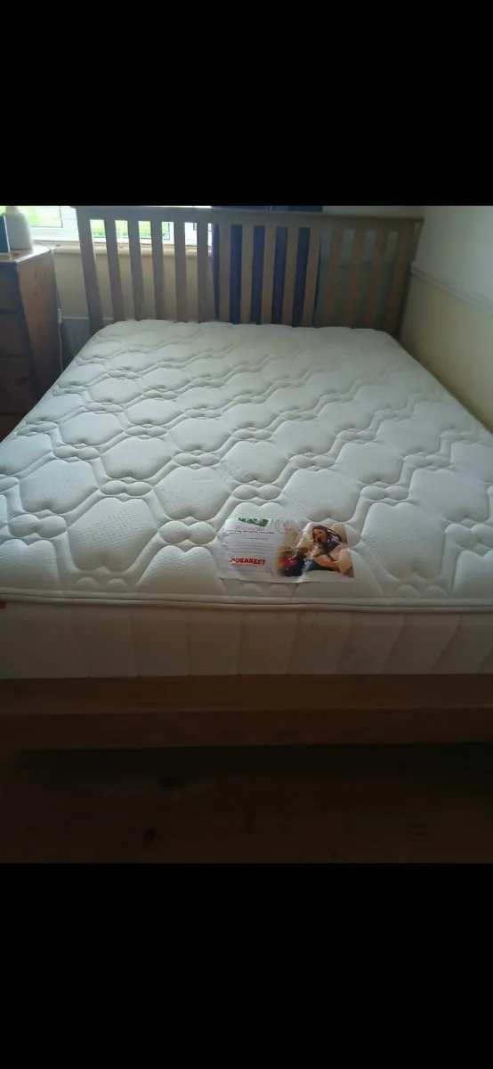 Double Bed Frame & Mattress - Image 3