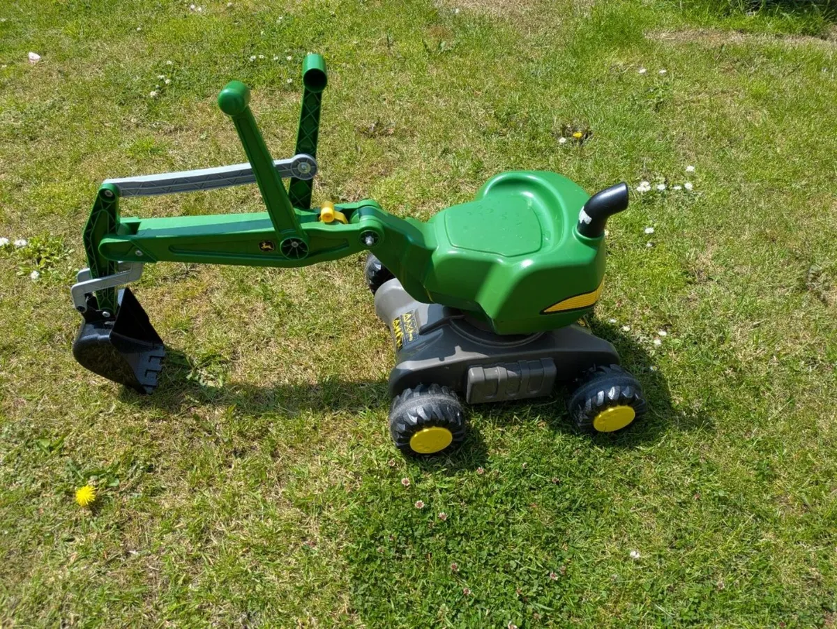 Sit on Toy Excavator - Image 1