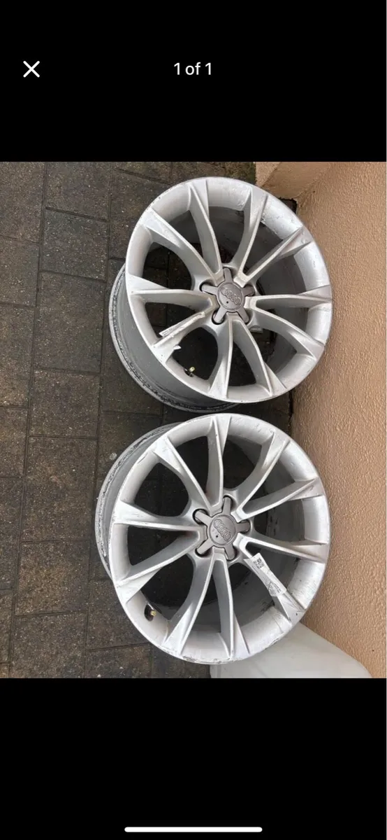 Audi alloys 18”