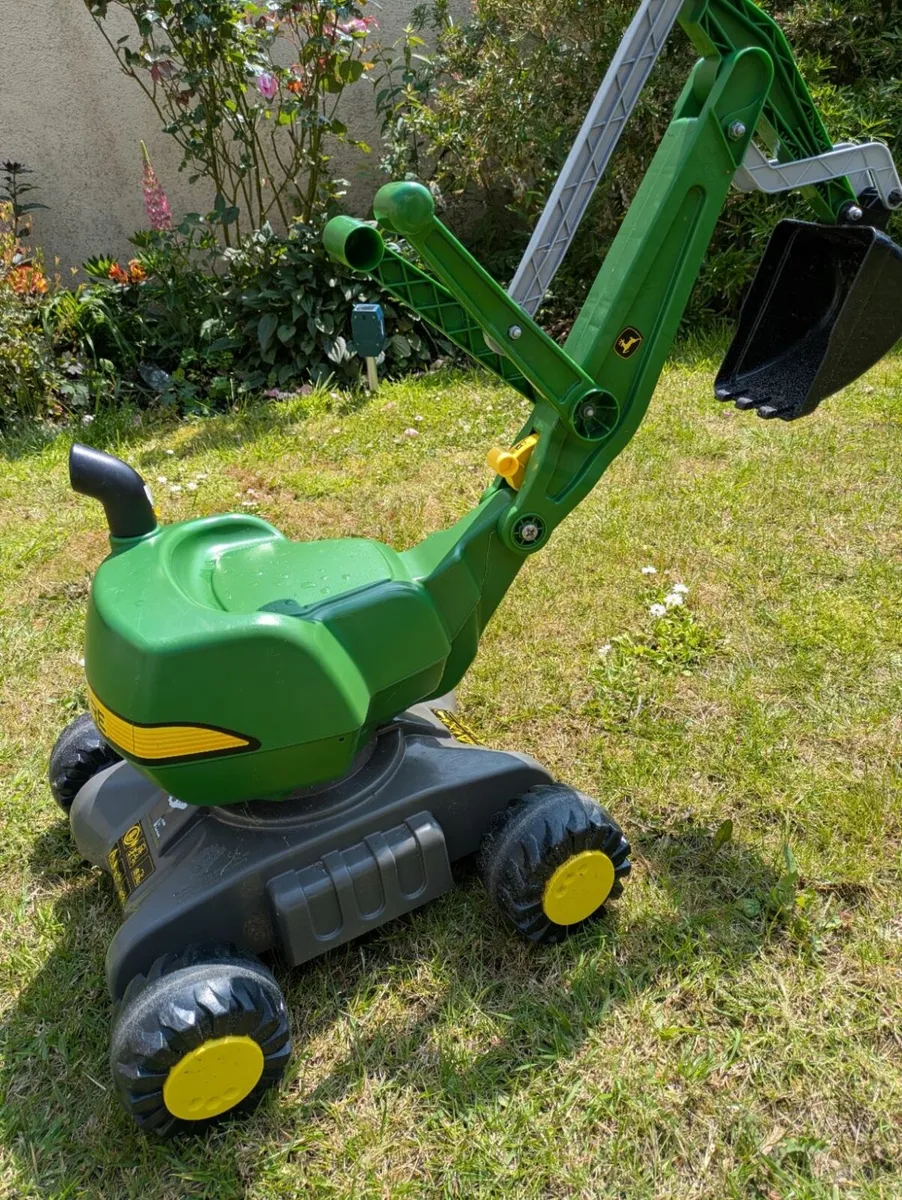 Sit on Toy Excavator - Image 2