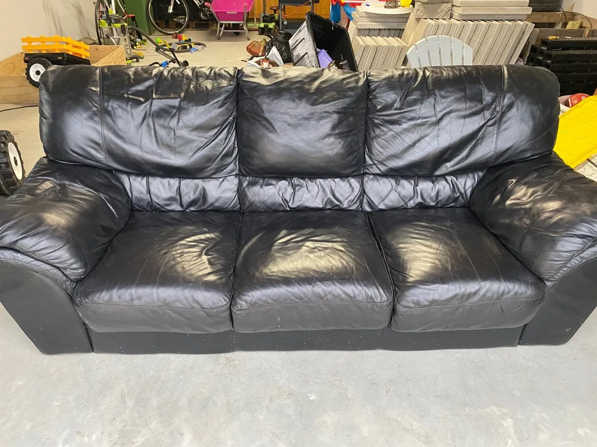 Leather sofa 3 seater