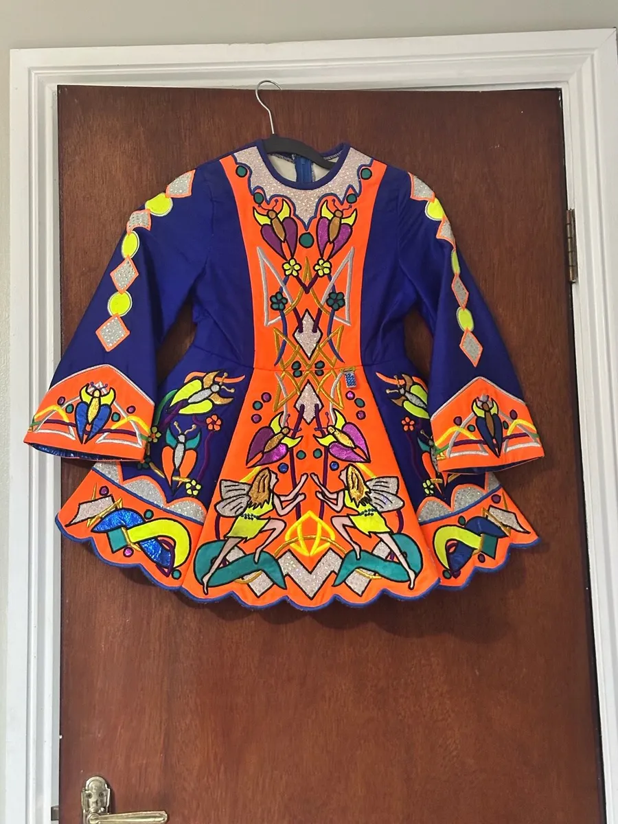 Vintage and newer Irish dancing dresses - Image 1