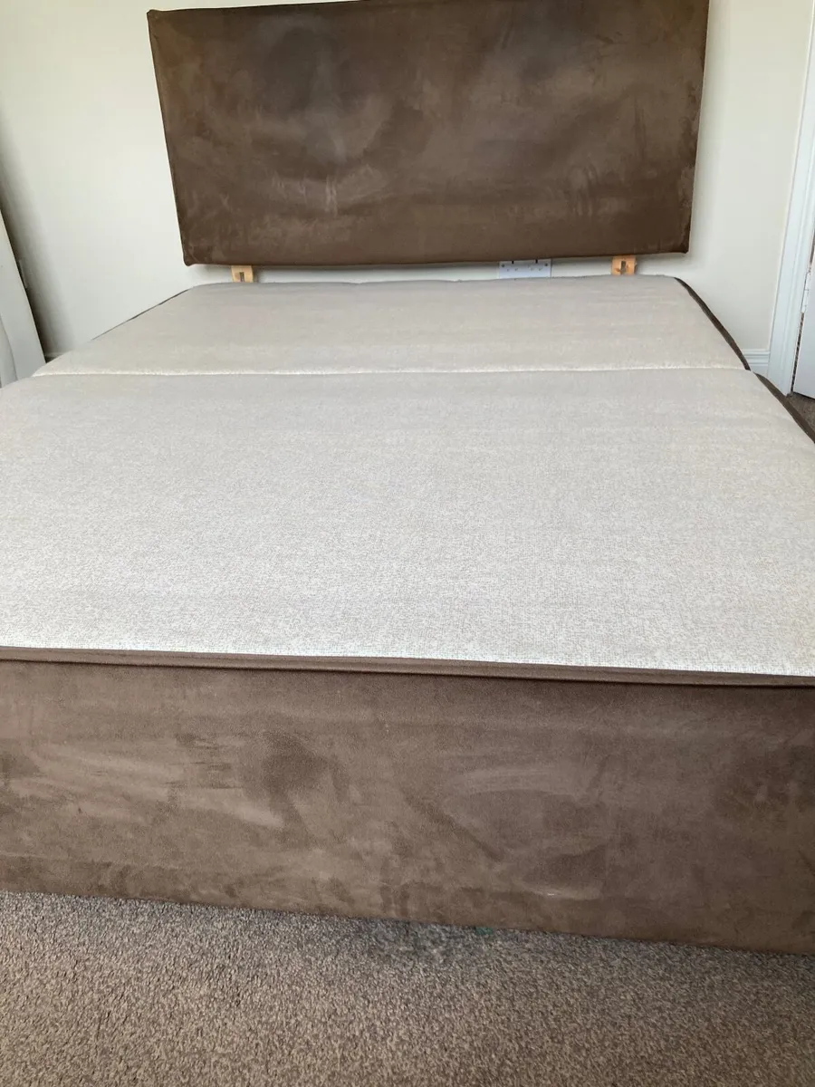 Divan Double bed base & Headboard - Image 2