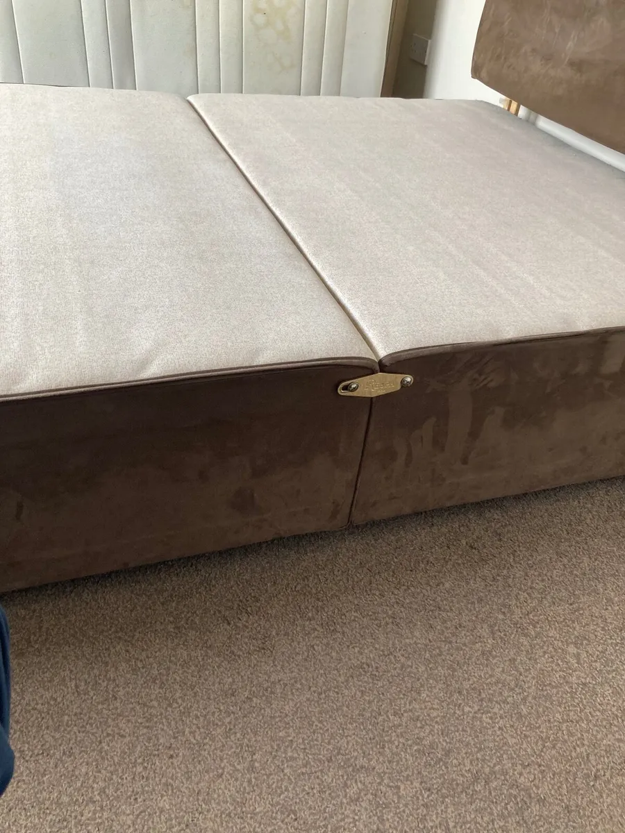 Divan Double bed base & Headboard - Image 3
