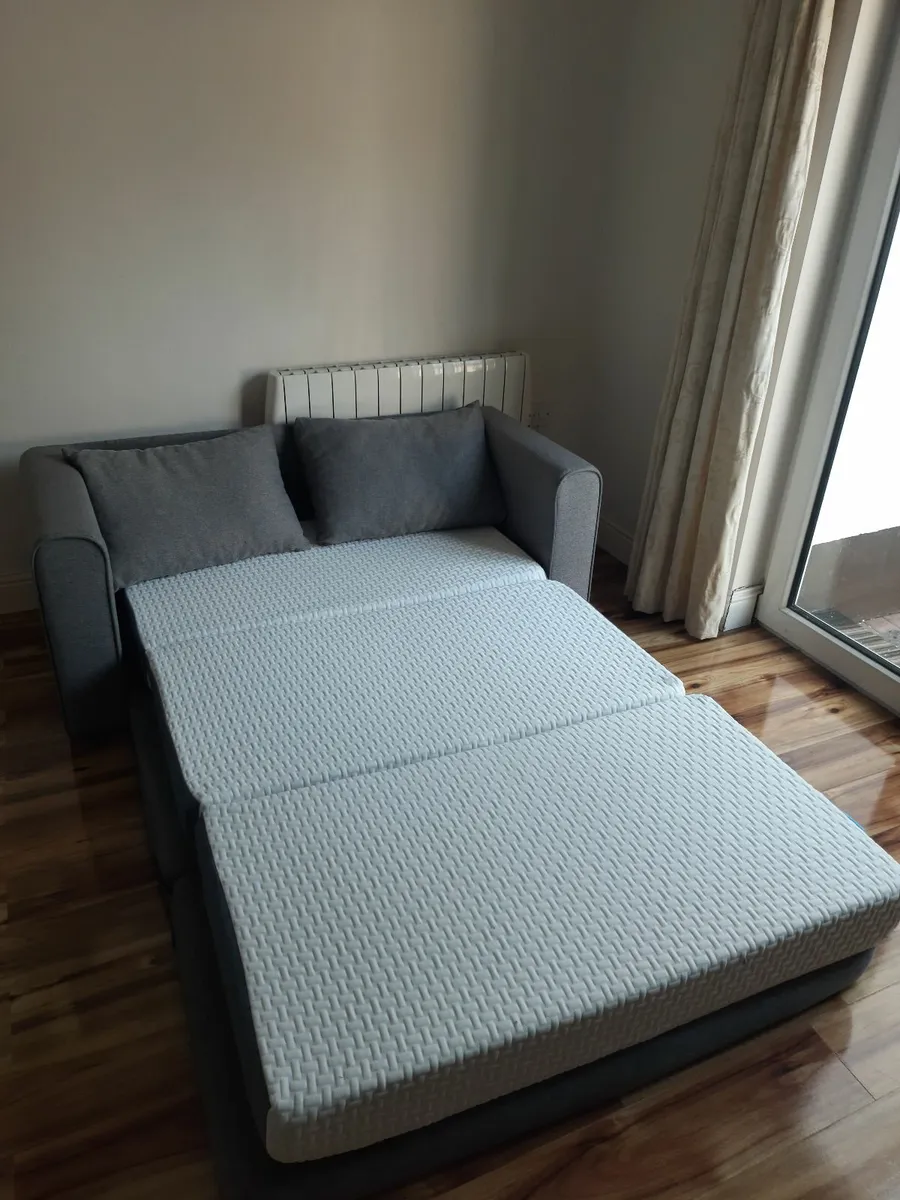 (Must Go) Premium Sofa Bed + Memory Foam Mattress - Image 1