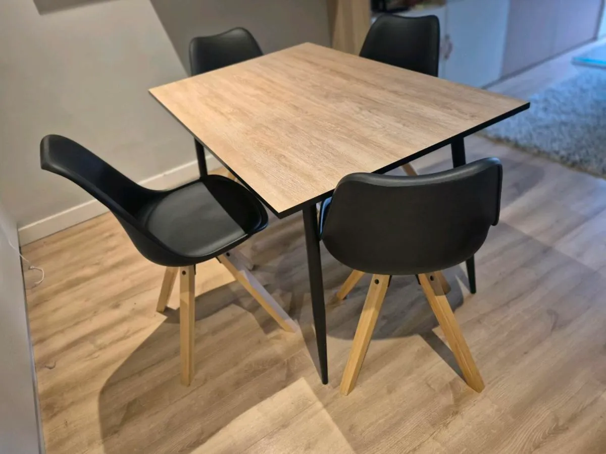 Table & 4 chairs ,Dublin Delivery included - Image 1