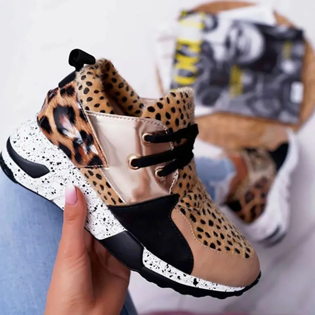 New Leopard Runners sizes 3-8 - Image 1