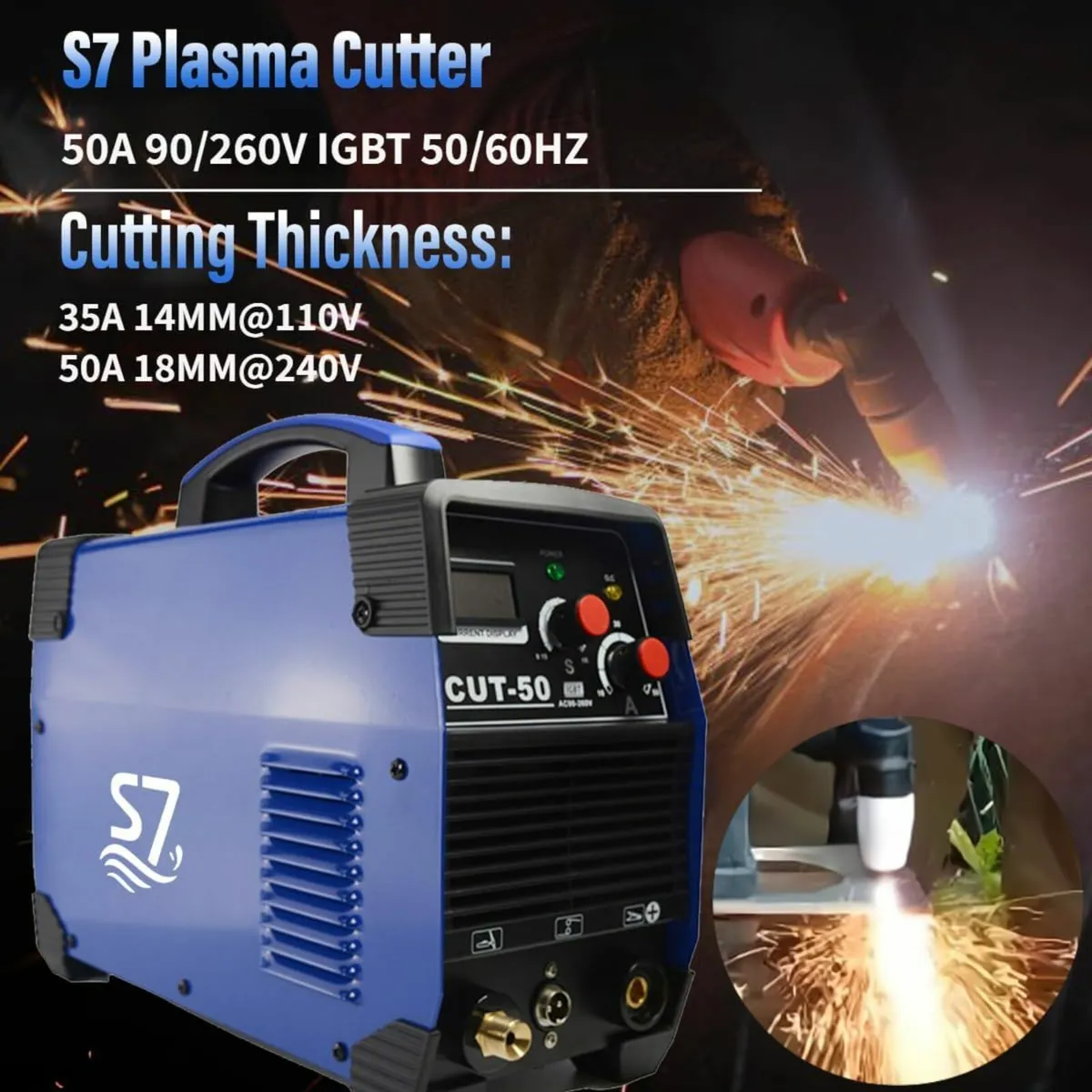 CUT 50 HF IGBT Plasma Cutter 50 Amp 260V Max - Image 2