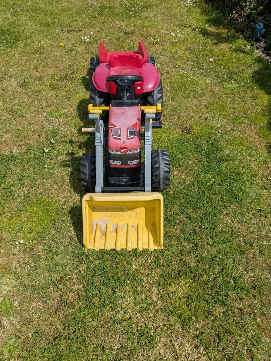 Ride on toy Massey Ferguson tractor & trailer - Image 2