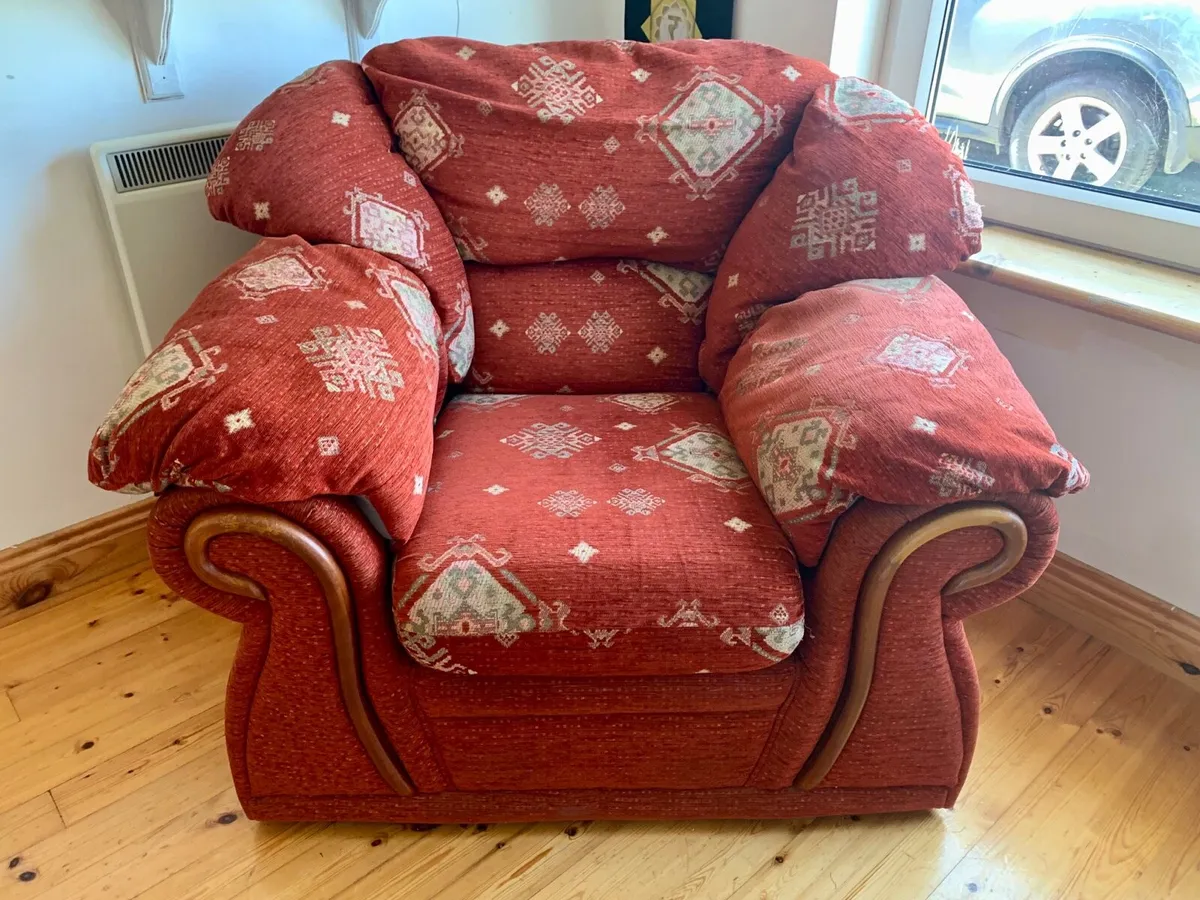 FREE - 3 Seater Sofa & Armchair - Image 2