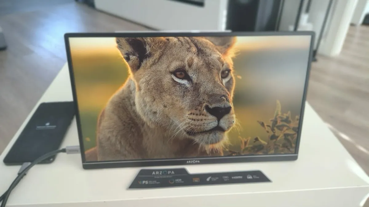Ultra-Thin Portable Monitor | 14” FHD 1080P - Image 2