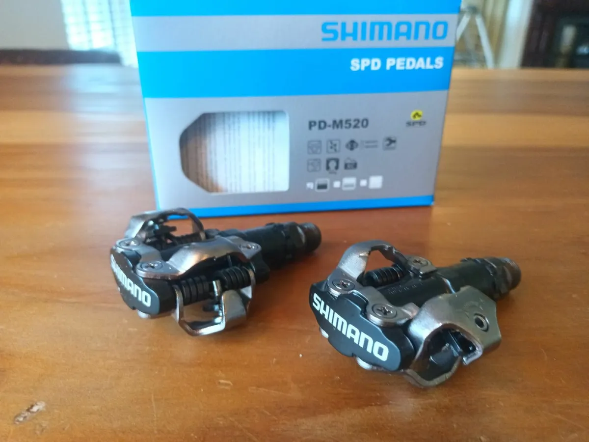 Shimano SPD Pedals PD-M520 - Image 1