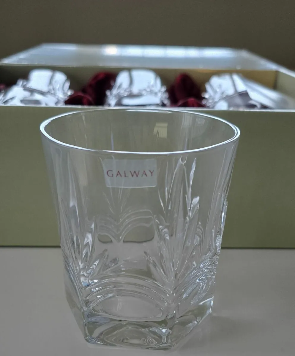 Galway Crystal Whiskey Glasses - set of 6 - Image 2