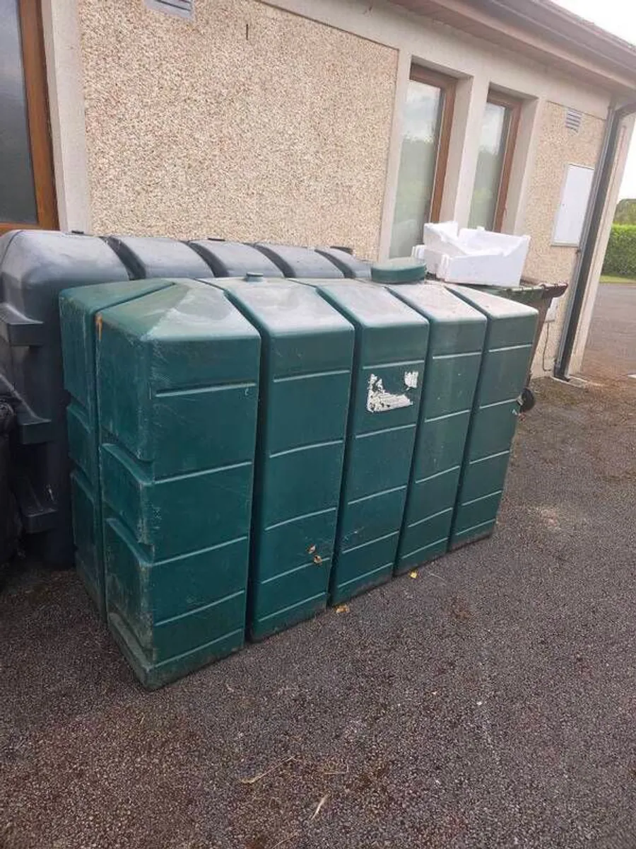2 oil tanks