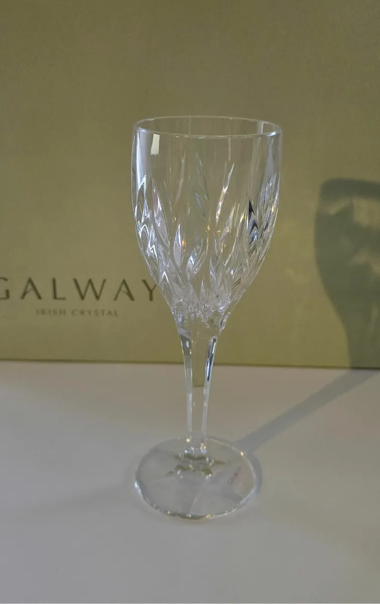 Galway Crystal Wine Glasses - set of 6 - Image 2