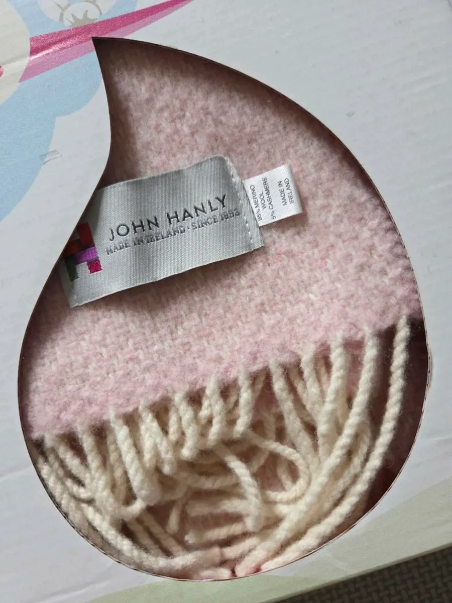 Brand-New John Hanly Baby Blanket Wool + Cashmere - Image 2